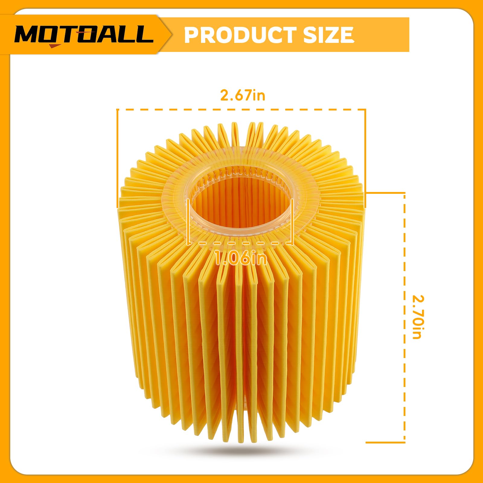 Amazon.com: MOTOALL 04152-YZZA1 Oil Filter Kit for Toyota Avalon
